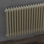 Трубчатый радиатор KZTO Batarìa 2 Retro-500-14 / 14 секц.,   2-трубный, высотой 576 мм., шириной 650 мм., бок.. подключение, цвет белый
