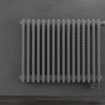 Трубчатый радиатор KZTO Batarìa 2 Retro-500-14 / 14 секц.,   2-трубный, высотой 576 мм., шириной 650 мм., бок.. подключение, цвет белый