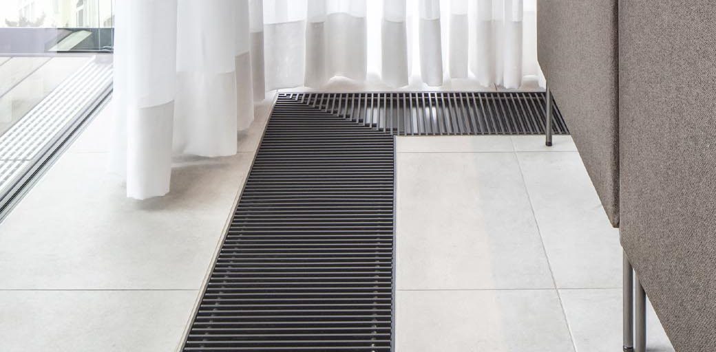 Внутрипольные конвекторы угловые и радиусные