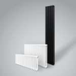 Трубчатый радиатор Royal Thermo SHIFT_R22 VC2030 двухтрубный, 24 секций, ГхВхД 72 х 300 х 980 мм., подключение боковое, цвет белый