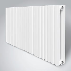 Трубчатый радиатор Royal Thermo SHIFT_Q30 С2050 двухтрубный, 20 секций, ГхВхД 98 х 500 х 905 мм., подключение боковое, цвет белый