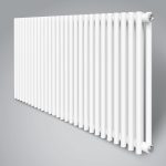 Трубчатый радиатор Royal Thermo SHIFT_R22 VC2050 двухтрубный, 32 секций, ГхВхД 72 х 500 х 1300 мм., подключение нижнее, цвет белый