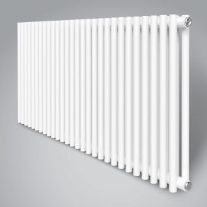 Трубчатый радиатор Royal Thermo SHIFT_R22 C2050 двухтрубный, 28 секций, ГхВхД 72 х 500 х 1140 мм., подключение боковое, цвет белый