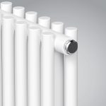 Трубчатый радиатор Royal Thermo SHIFT_R22 VC2030 двухтрубный, 24 секций, ГхВхД 72 х 300 х 980 мм., подключение боковое, цвет белый