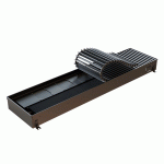 Внутрипольный конвектор Savva KV Dynamic , глубиной 80 мм., шириной решетки 240 мм., длиной 1600 мм., цвет решетки на выбор/