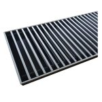 Внутрипольный конвектор KZTO Бриз 260х80х800, с решеткой