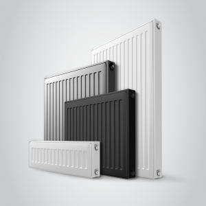 Панельный стальной радиатор Royal Thermo Compact Тип 11 -  высотой 400 мм., шириной 2000 мм., боковое подключение, цвет белый, черный, серебристый на выбор