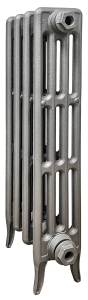 Чугунный радиатор Радимакс Derby 600 -  высотой 682/760 мм., шириной 1200 мм.,20сек. настенный/напольный ;  боковое/нижнее  подключение, цвет: грунт