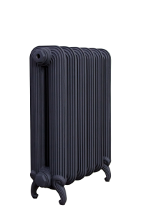 Чугунный радиатор Exemet Detroit 350 -  высотой 440/495 мм., шириной 1110 мм.,15сек. настенный/напольный;  боковое/нижнее  подключение, цвет: грунт