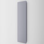 Панельный стальной вертикальный радиатор Royal Thermo Flat — высотой 1800 мм., шириной 400 мм., нижнее подключение, цвет белый, черный, серебристый на выбор