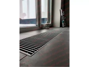 Внутрипольный конвектор Techno Usual KVZ , глубиной 105 мм., шириной решетки 150 мм., длиной 1100 мм., цвет решетки на выбор/KVZ 150-105-1100