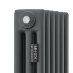 Стальной трубчатый радиатор Kohr Heim 2180/04 секции H01 с нижним подключением черный