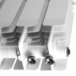 Биметаллический радиатор Rifar MONOLIT 300 - 14 секций,  высотой 365 мм., шириной 1120 мм., боковое подключение, цвет белый