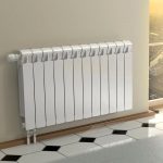 Биметаллический радиатор Rifar MONOLIT 300 - 14 секций,  высотой 365 мм., шириной 1120 мм., боковое подключение, цвет белый