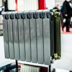 Биметаллический радиатор Rifar MONOLIT 300 - 14 секций,  высотой 365 мм., шириной 1120 мм., боковое подключение, цвет белый