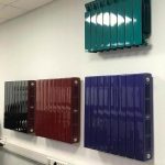 Биметаллический радиатор Rifar SUPReMO 350 - 10 секций,  высотой 425 мм., шириной 800 мм., боковое подключение, цвет  RAL (на выбор)