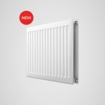 Панельный стальной радиатор Royal Thermo Compact Тип 1.0  —  высотой 300 мм., шириной 1500 мм., боковое подключение, цвет белый, черный, серебристый на выбор