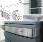 Биметаллический радиатор Rifar CONVEX 500 - 18 секций,  высотой 1440 мм., шириной 550 мм., нижнее подключение, цвет  RAL (на выбор)