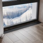 Внтурипольный конвектор Royal Thermo Atrium Turbo , глубиной 90 мм., шириной решетки 250 мм., длиной 2000 мм., цвет решетки на выбор