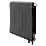 Биметаллический радиатор Royal Thermo INFINITY V 500 - 4 секций, ГхВхД 90 х 570 х 320 мм., подключение нижнее, цвет белый