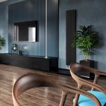 Радиатор отопления Кальдо (Caldo) Aria U1000x192x62 (В/Ш/Г), 3 секции, боковое/нижнее подключение, цвет по шкале RAL на выбор