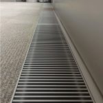 Внутрипольный конвектор Savva KV , глубиной 100 мм., шириной решетки 200 мм., длиной 2200 мм., цвет решетки на выбор/