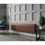 Настенный конвектор Savva Timder S, высотой 250 мм., шириной 2400 мм., глубиной 120 мм., нижнее подключение (скрытое), цвет дерева на выбор