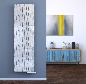 Дизайн-радиатор Varmann SOLIDO GLASS
 высотой 1220 мм.,  шириной 550 мм.,/нижнее подключение