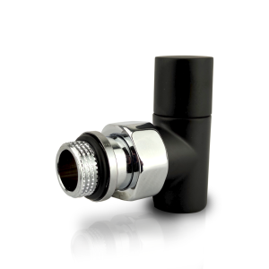 Вентиль SR Rubinetterie угловой серия "Tondera Light", черный