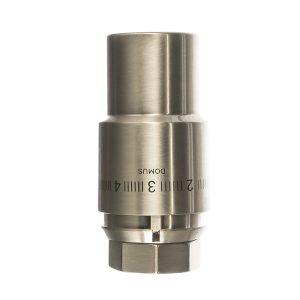 Термостатическая головка SR Rubinetterie "Ретро"  цвет матовый никель