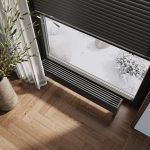 Напольный конвектор Savva Step, высотой 200 мм.+ 100 мм. ножки, шириной решетки 175 мм., длиной 1000 мм., боковое подключение/нижнее подключение