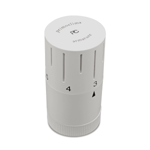 Термостатическая головка Primoclima Armature "Tubus", белый