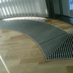 Радиусное исполнение внутрипольного конвектора