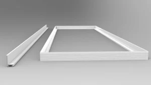 Рамка для внутрипольных конвекторов L-образная анод. алюминий , шириной 100 мм., длиной 1 п. метр цвет: на выбор