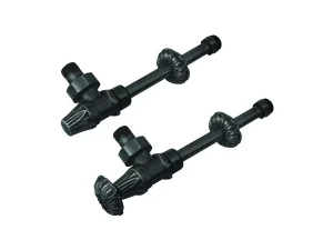 Комплект из 2-х угловых кранов с удлинительными трубками 1/2 (черный) RETROstyle