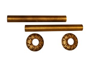 Комплект декоративных трубок и розеток D25,2/L160 мм RETROstyle латунь retro