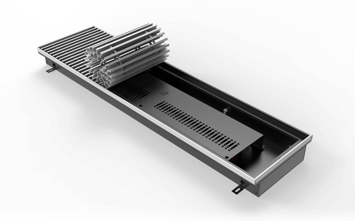 Электрические внутрипольные конвекторы