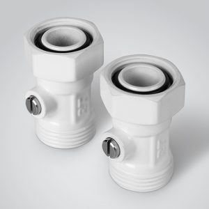 Набор нижнего подключения Royal Thermo прямой раздельный 3/4х3/4ЕК (белый)