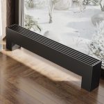 Напольный конвектор Savva Step, высотой 200 мм.+ 100 мм. ножки, шириной решетки 175 мм., длиной 1000 мм., боковое подключение/нижнее подключение