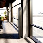 Электрический настенный вертикальный конвектор Savva Chinook, высотой 2200 мм., шириной 300 мм., глубиной 95 мм., нижнее подключение, стальная панель