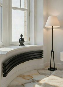 Радиусный горизонтальный радиатор 40х40 с внутренним радиусом