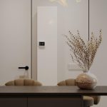 Настенный вертикальный конвектор Savva Chinook, высотой 2000 мм., шириной 300 мм., глубиной 90 мм., нижнее подключение, стальная панель