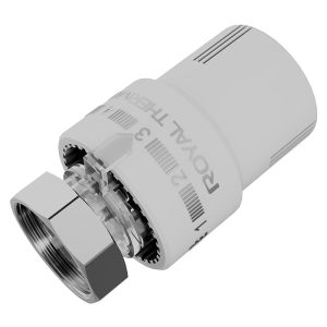 Термоголовка жидкостная Royal Thermo Design М30х1,5 (белый)