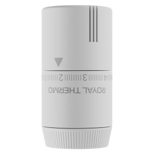 Термоголовка жидкостная Royal Thermo Design М30х1,5 (белый soft touch)