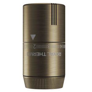 Термоголовка жидкостная Royal Thermo Design М30х1,5 (бронза)