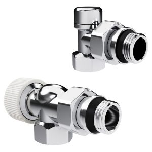 Набор термостатический осевой Royal Thermo Design 1/2"М30х1,5 (Хром)