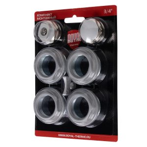 Комплект монтажный Royal Thermo 1”х 3/4" серебристый