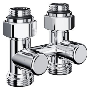 Узел нижнего подключения Royal Thermo Design прямой 1/2"х3/4"EK (хром)