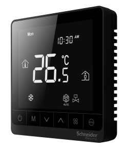 Комнатный контроллер Schneider ТС907, цвет – черный