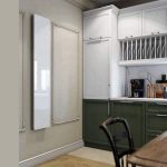 Настенный вертикальный конвектор Savva Chinook, высотой 2000 мм., шириной 300 мм., глубиной 90 мм., нижнее подключение, стальная панель